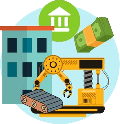 Asset Cash-Machinery-Building-etc