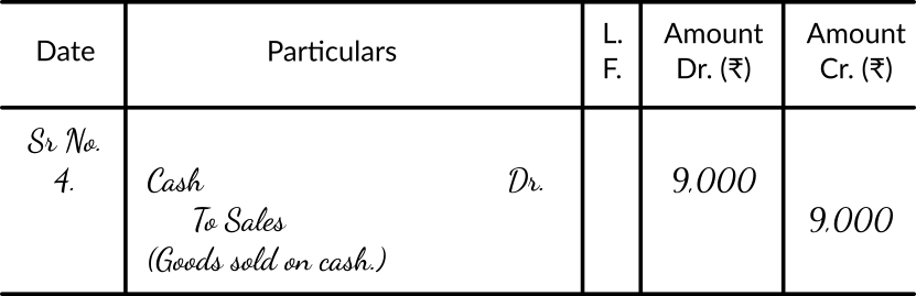 cash-debit-9000-sales-credit-9000